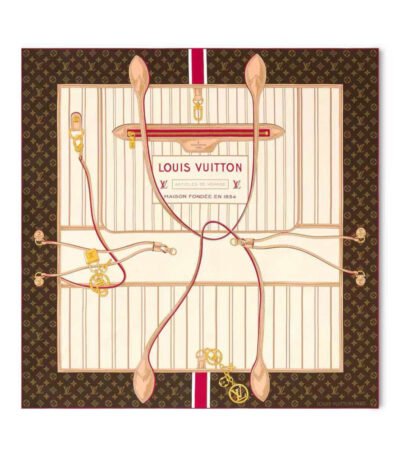 LV My Neverfull 실크 스카프