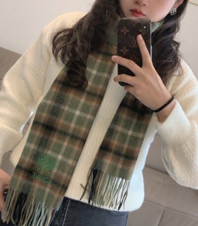 로에베 양면 캐시미어 머플러
