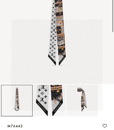 루이비통 LET’S GO BB 실크 헤어밴드