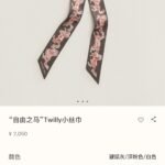 에르메스 트윌리 실크 스카프