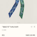 에르메스 트윌리 실크 스카프