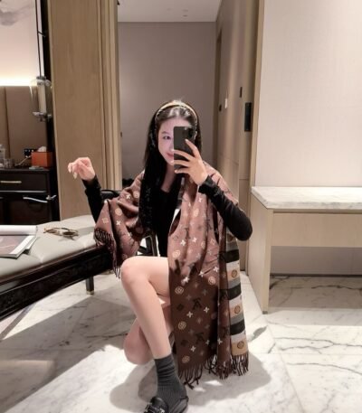 루이비통 모노그램 울 머플러