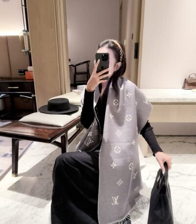 루이비통 모노그램 양면 머플러