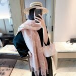 구찌 GG 패턴 캐시미어 머플러