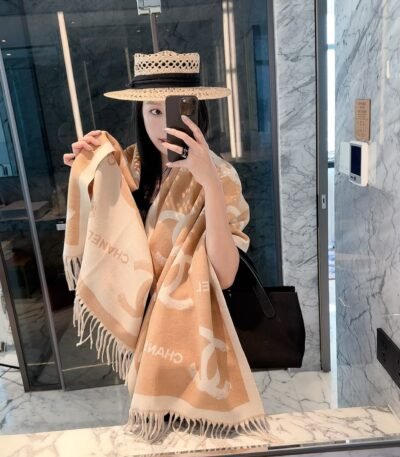 샤넬 2026 신상 더블C 캐시미어 머플러