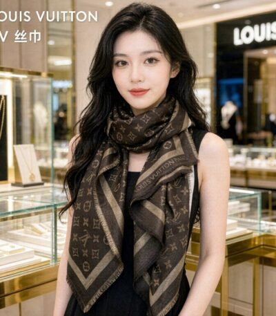 루이비통 모노그램 자카드 숄