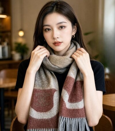 에르메스 양면 캐시미어 머플러