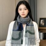 에르메스 양면 캐시미어 머플러