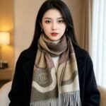 에르메스 양면 캐시미어 머플러