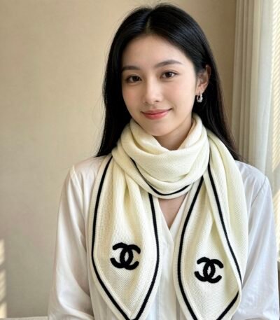 샤넬 2026 가을겨울 캐시미어 스카프
