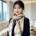 버버리 삼각 스카프