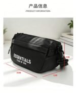 Fear of God Essentials 로고 프린트 크로스백 - 이미지 6