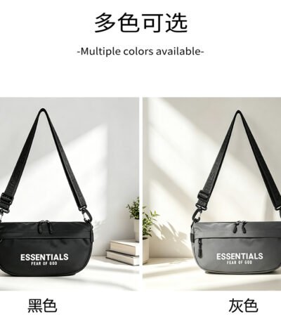 Fear of God Essentials 로고 프린트 크로스백